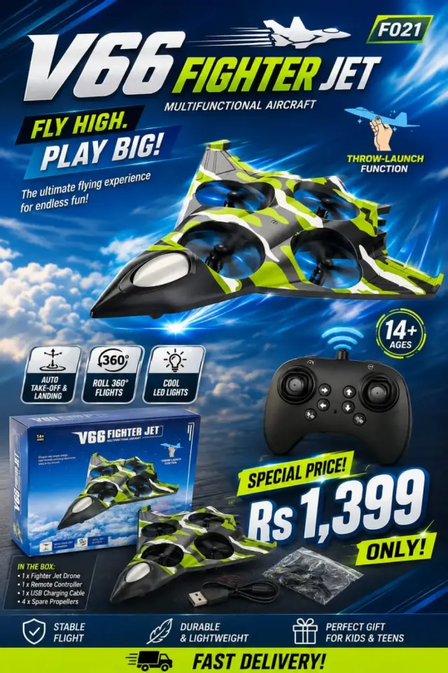 V66 Fighter Jet Drone - Multifunctional Aircraft