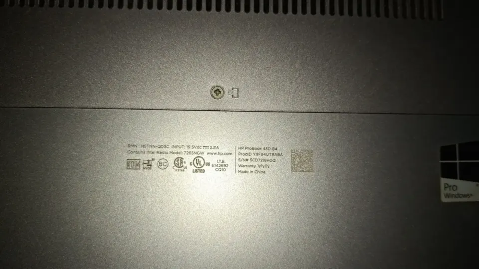 Laptop HP ProBook 450 G4