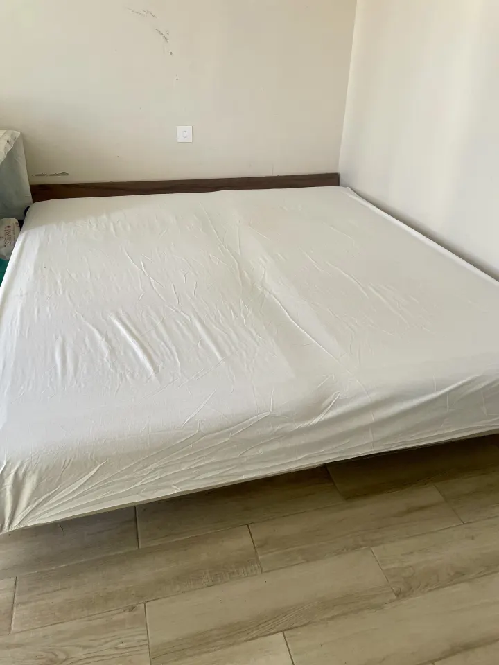 Double bed with mattress
