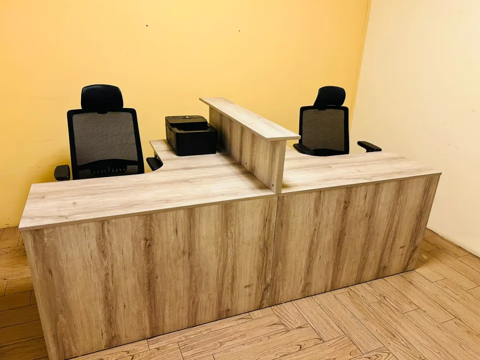 Bureau Double Moderne avec Chaises