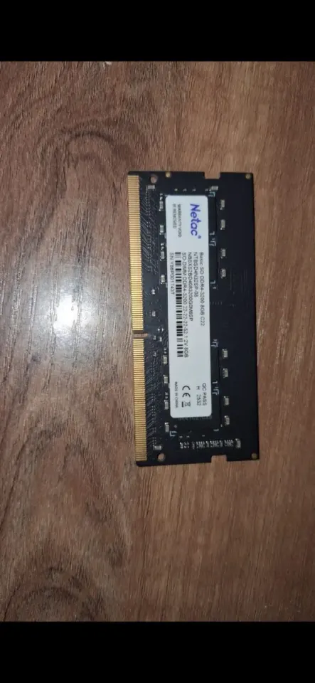 RAM SODIMM Netac 8 Go DDR4 3200 MHz