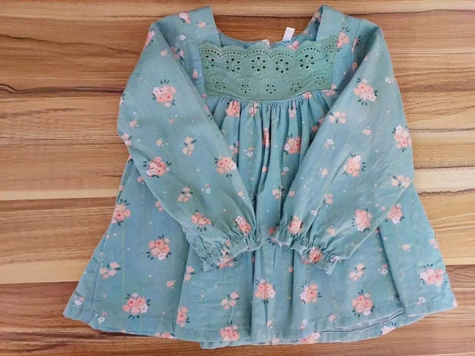 Robe Bebe Fille a Fleur 6 mwa