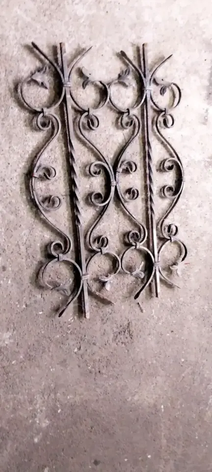 Decorative Wrought Iron Grille Panel