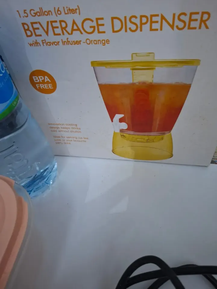 Beverage Dispenser with Flavor Infuser - 6 Liters