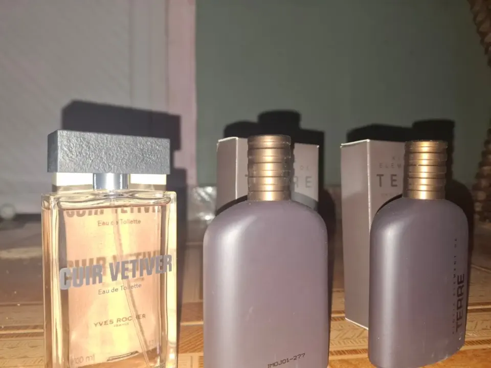 3 Parfums: Yves Rocher Cuir Vetiver & 2 autres
