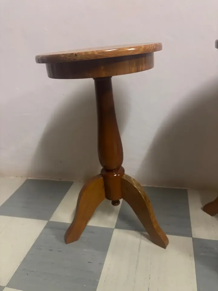 Wooden Round Side Table