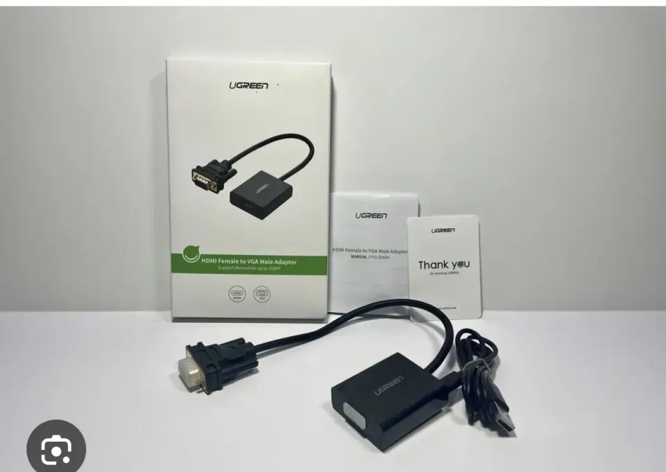 Adaptater UGREEN HDMI Femel ver VGA Mal