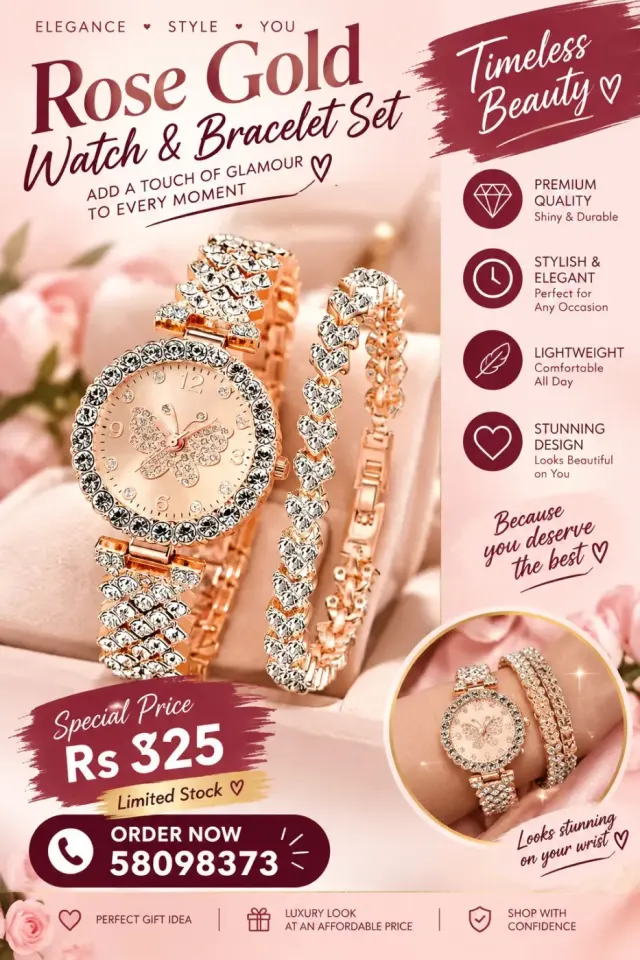 Mont & Brasle Rose Gold
