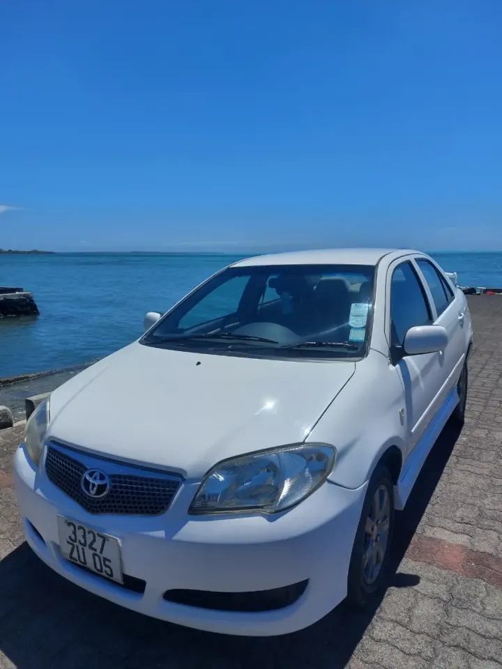 White Toyota Vios Sedan