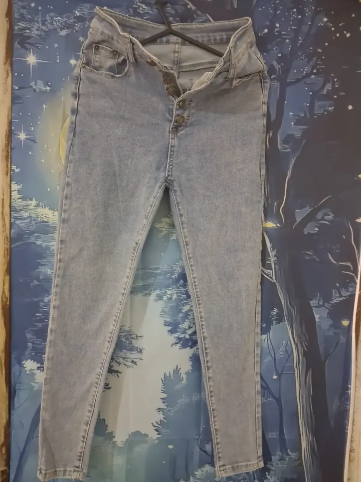 Jeans Taille Ot Delave Klair