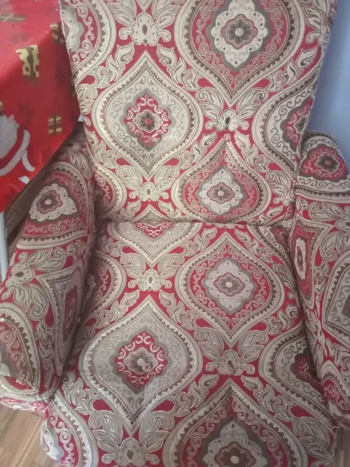 Patterned Armchair