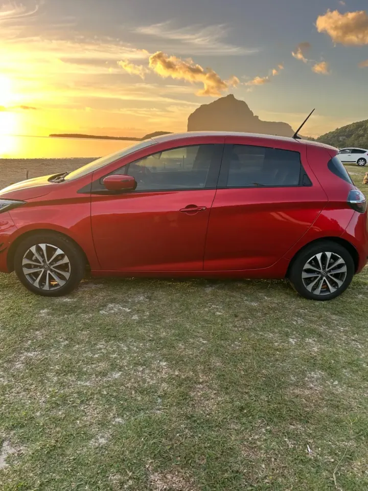 Red Renault Zoe Electric Car