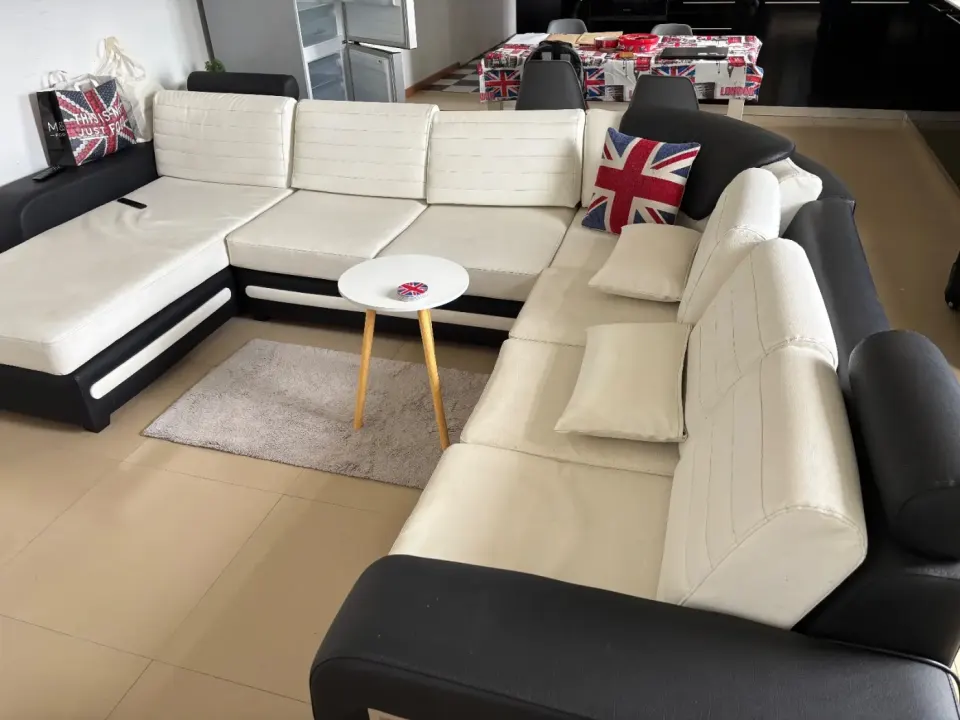 Large U shaped Sofa with Chaise Lounge