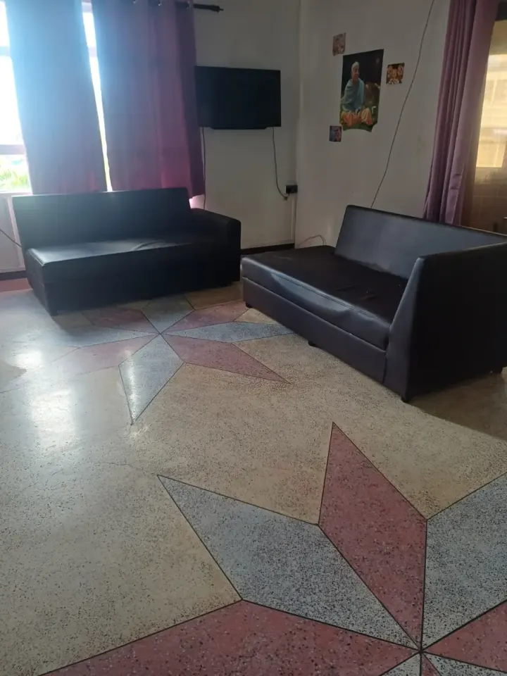 Two-seater sofas, dark brown