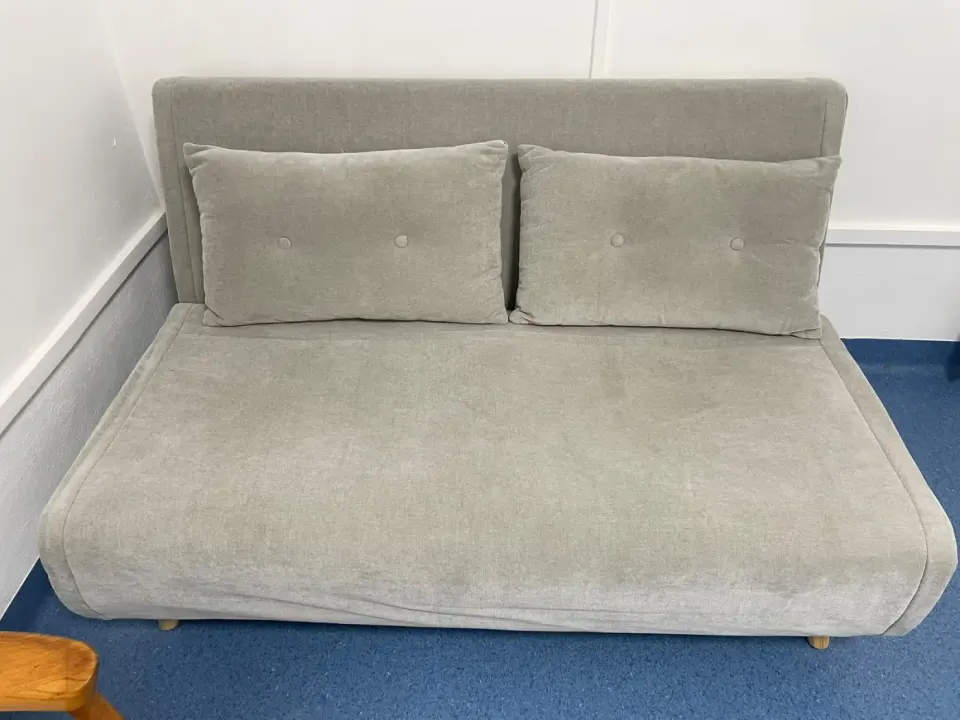 Grey Sofabed with Cushions