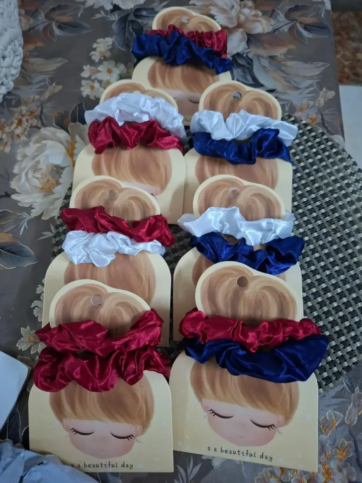 Colorful Hair Scrunchies - All