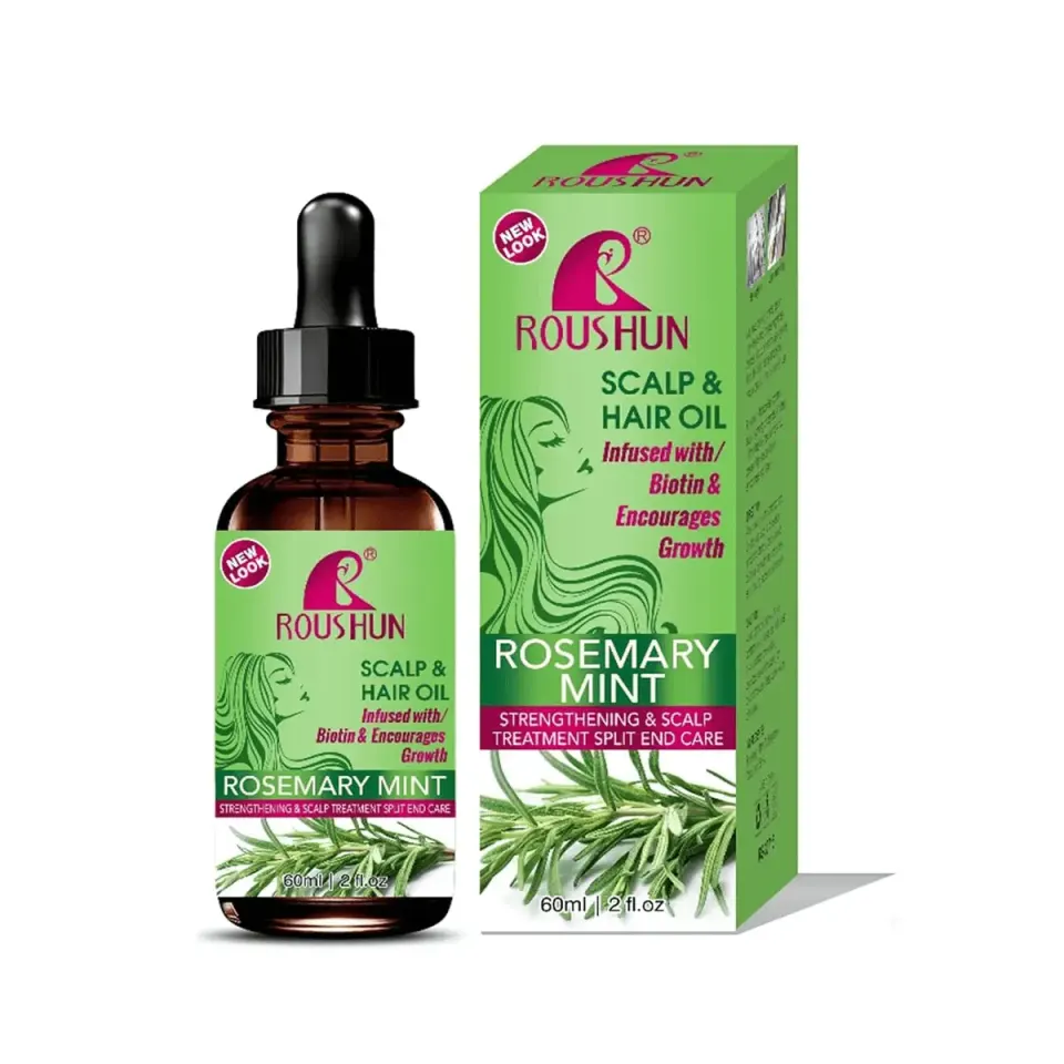 Huile Capillaire Romarin Menthe Roushun