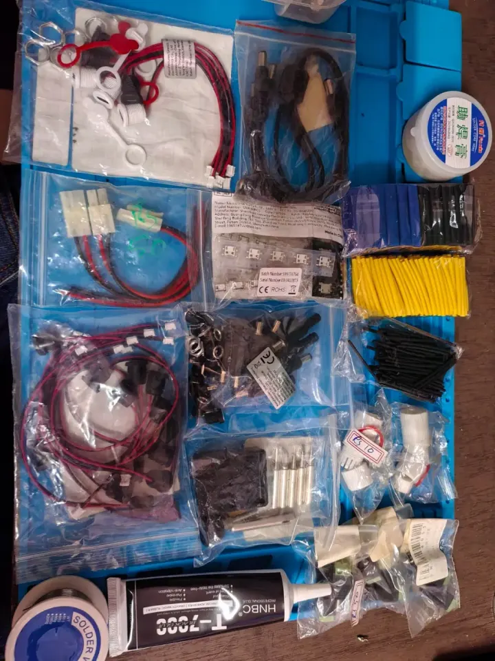 Electronics Components & Soldering Supplies Lot