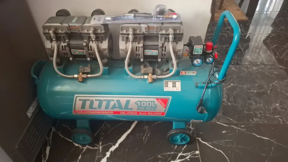 TOTAL 100L Oil-Free Silent Air Compressor