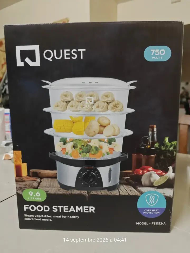 Quest 9.6L - 750W Steam Cooker