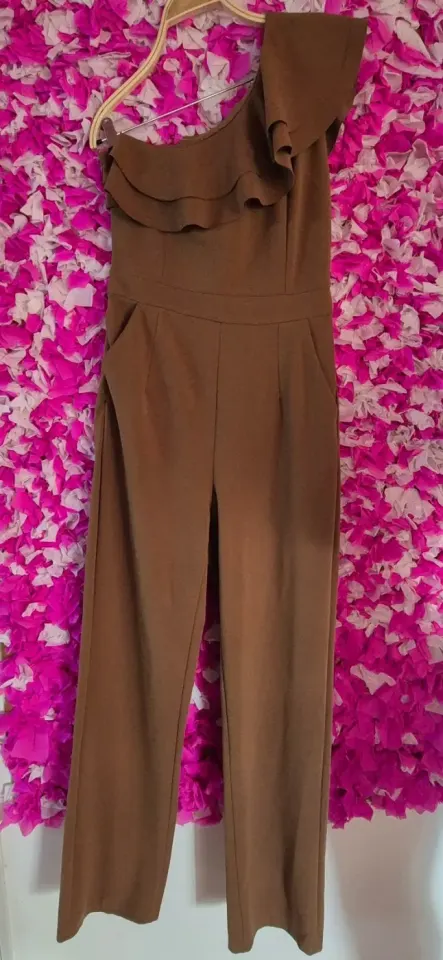 Konbinezon pantalon maron ar volan
