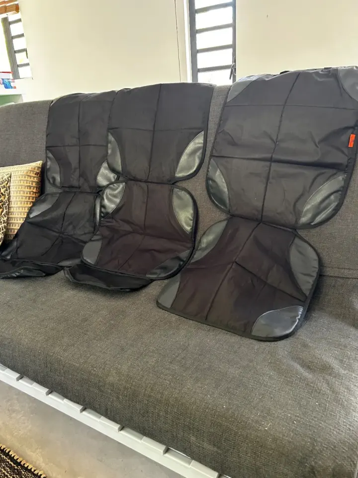 Black Car Seat Protectors (Set of 3)