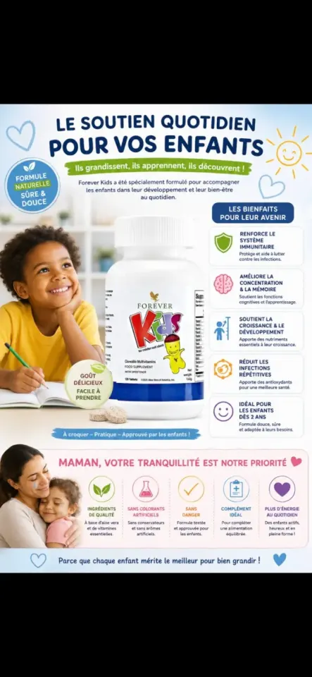 Forever Kids - Complément Multivitaminé pour Enfants