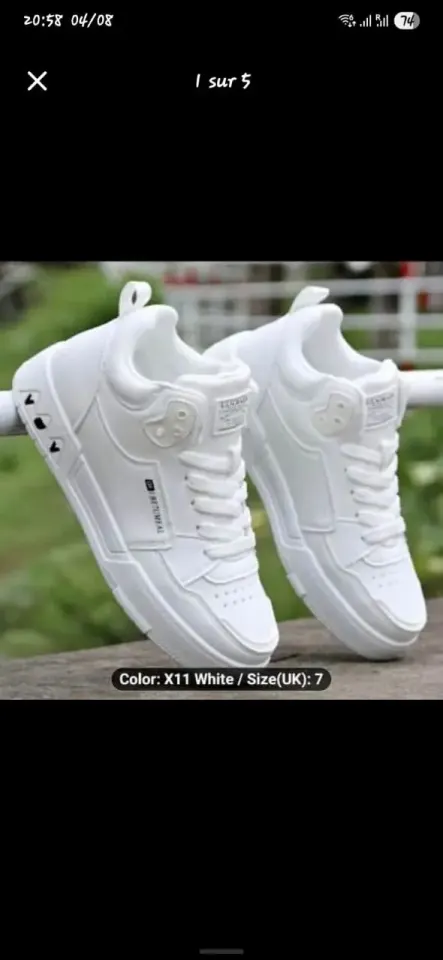 Baskets Blanches - Taille UK 7