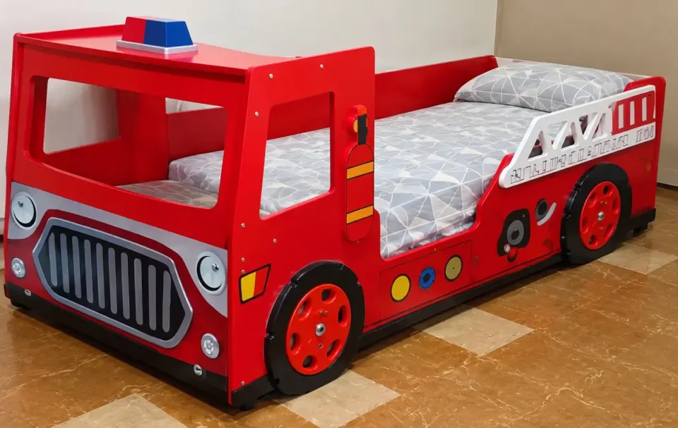 Fire Truck Toddler Bed Only. No Mattress included
