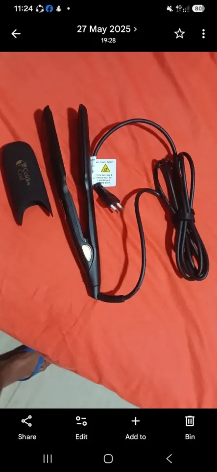 Golden Curl Hair Straightener
