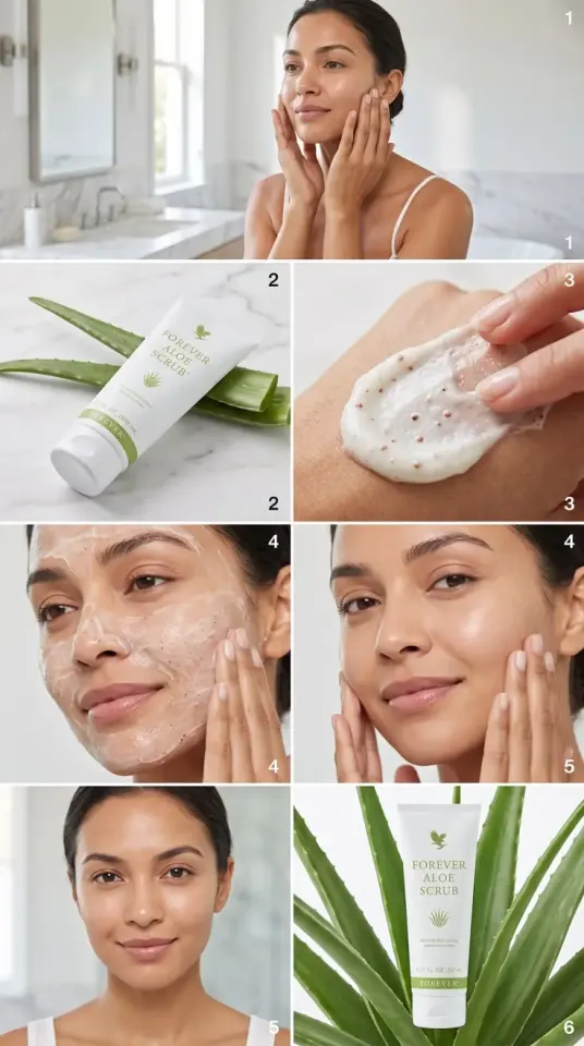 Forever Aloe Scrub - Exfoliant Visage et Corps