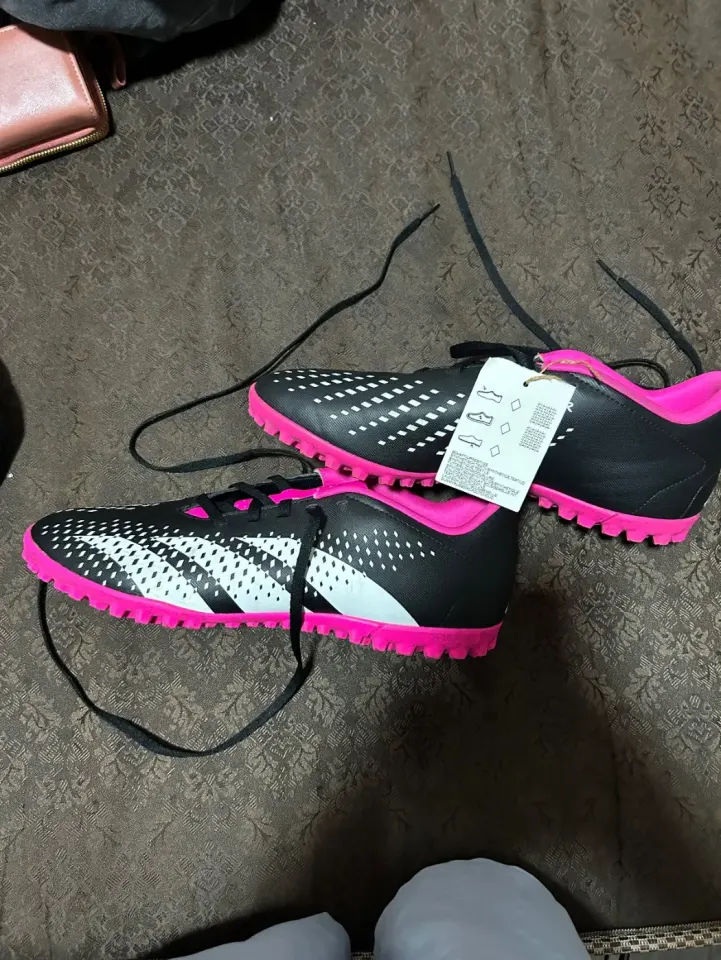 New Black & Pink Football Boots
