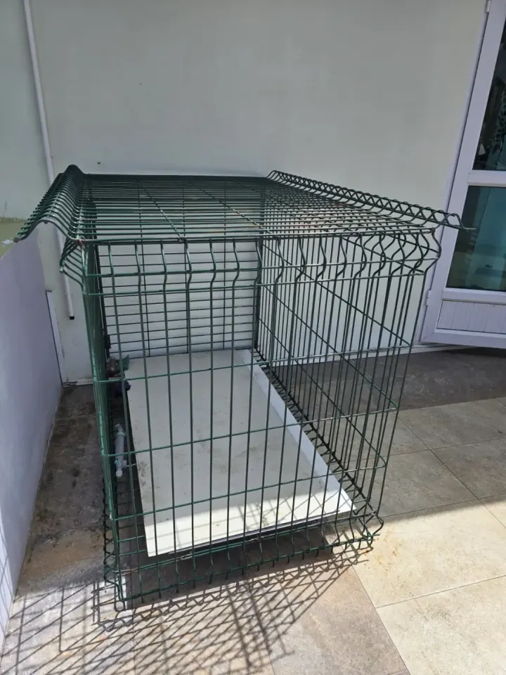 Cage pour Grand Chien en Fil Vert