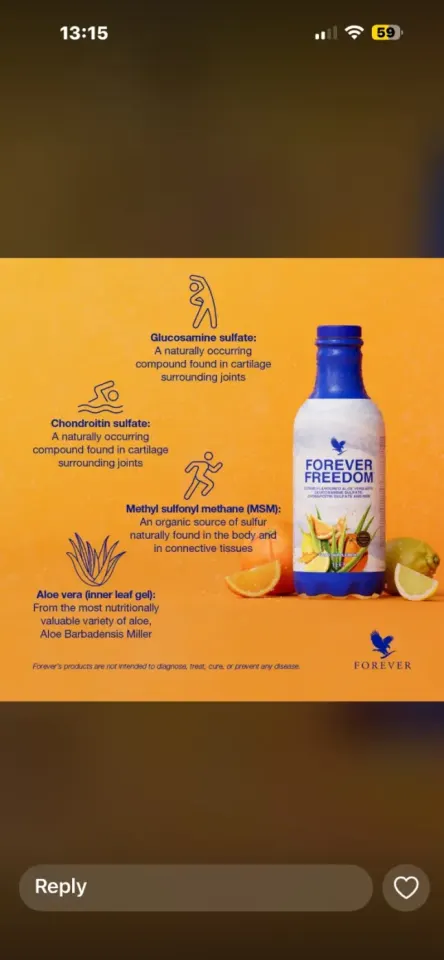 Forever Freedom Aloe Vera Drink for Joint Support