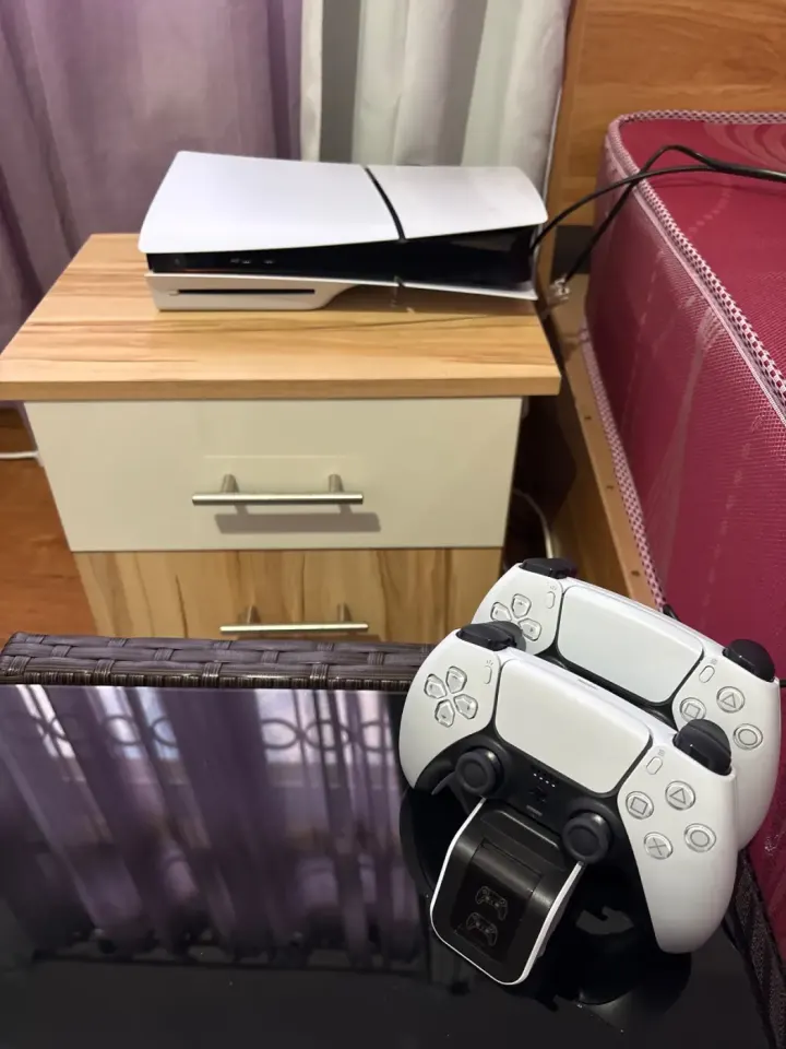 Sony PlayStation 5 with 2 Controllers and Charging Dock