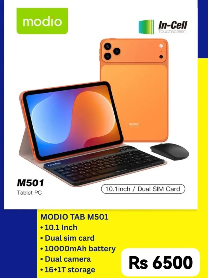 Modio M501 10.1-inch Tablet PC with Keyboard & Mouse