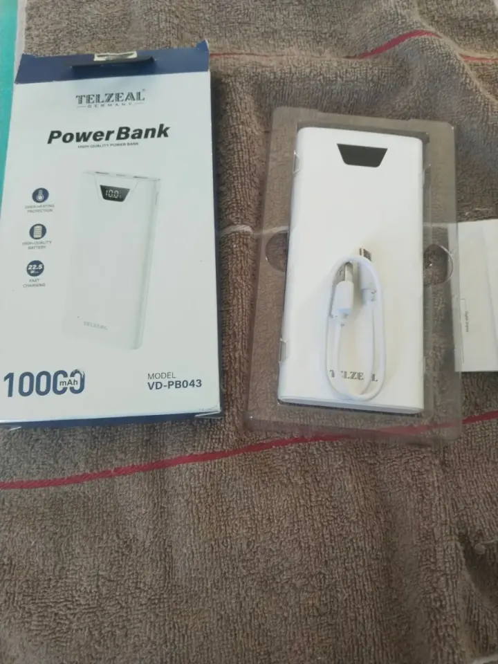 TELZEAL 10000mAh Power Bank VD-PB043