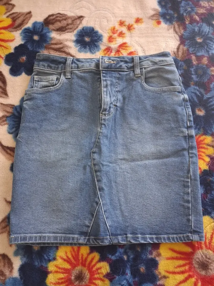 Mini-zip denim