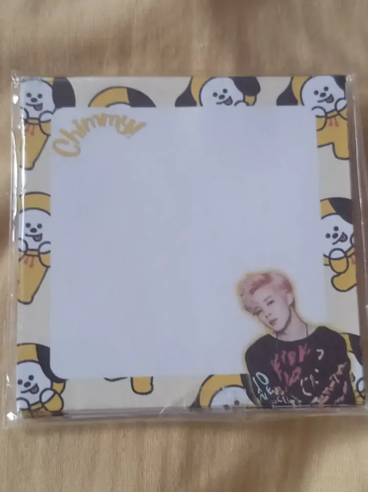 BTS Chimmy Sticky Notes avek Foto Jimin