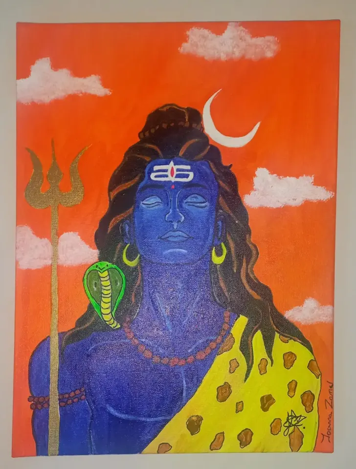 Peinture acrylique Shiva
