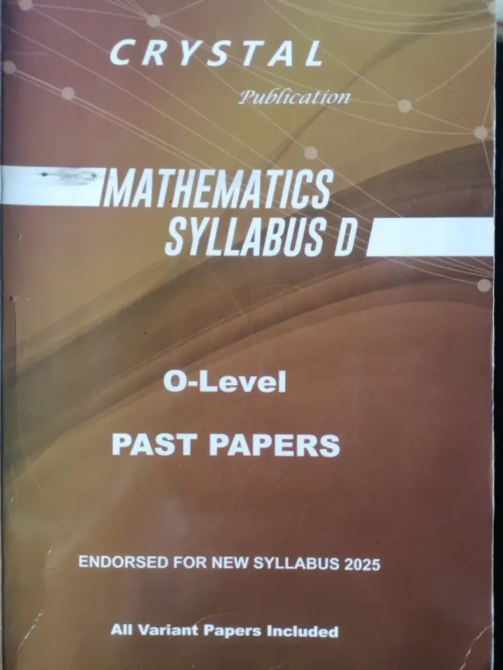 O-Level Mathematics Syllabus D Annales 2025