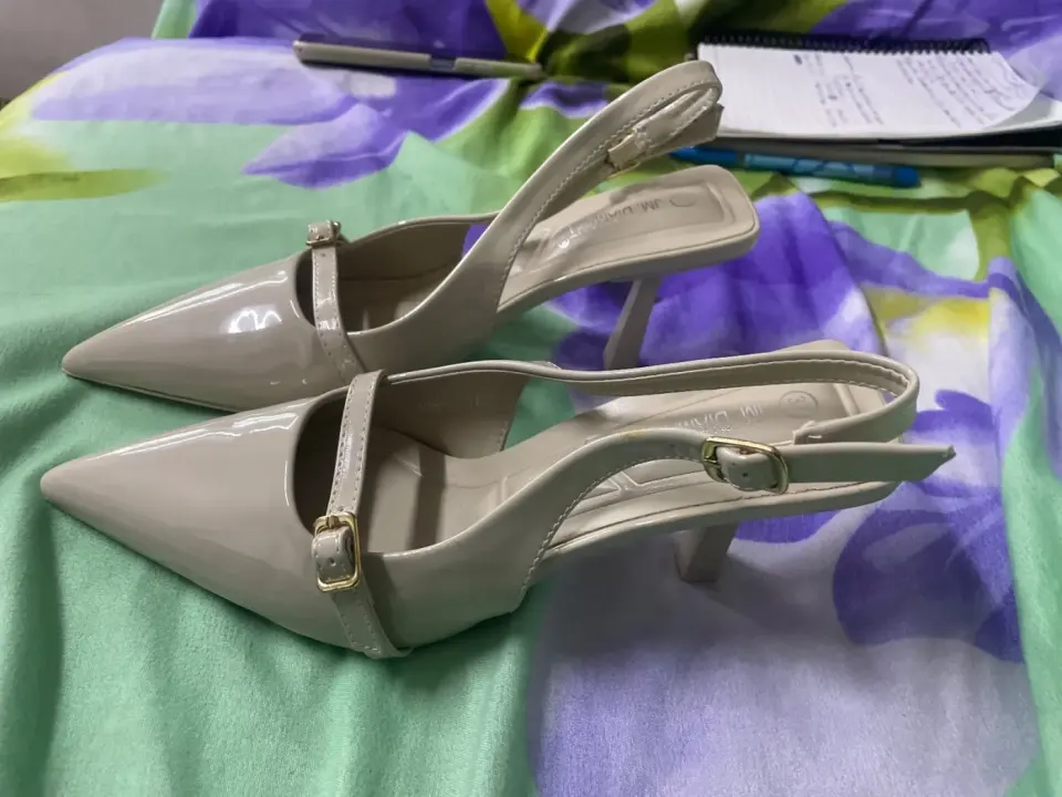 Women's Beige Heel Pumps