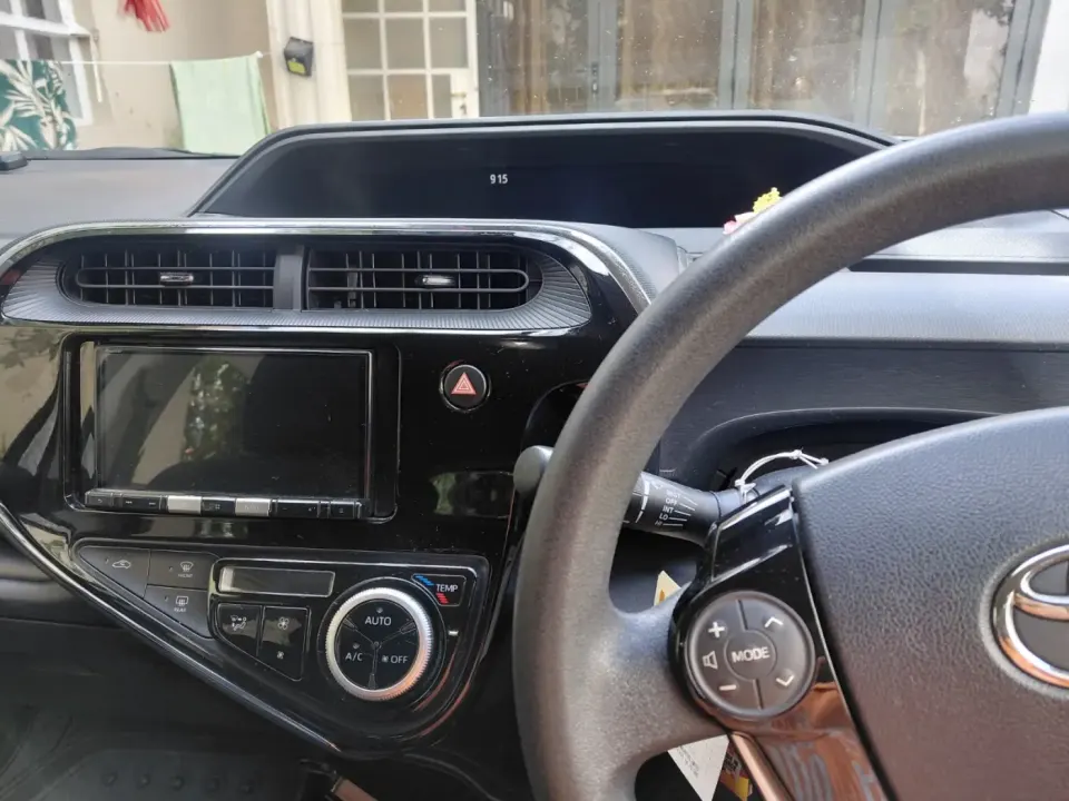 Toyota Aqua Interior with Infotainment System