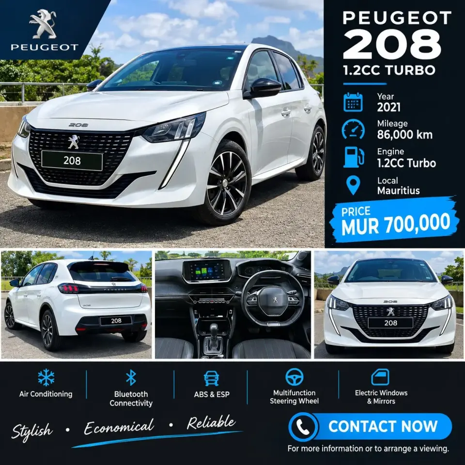 Peugeot 208 1.2CC Turbo 2021