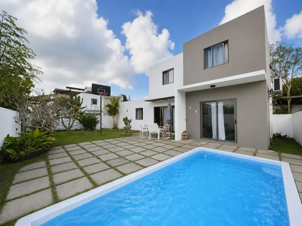 Modern House with Pool and Garden
