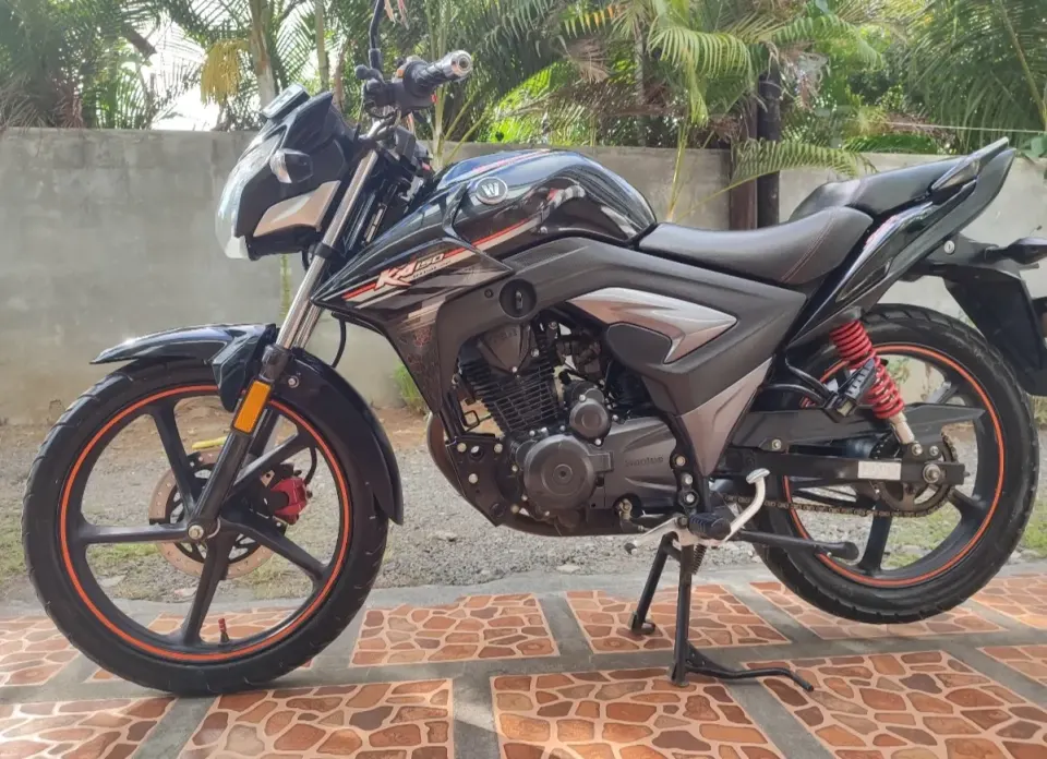 Moto Haojue KA150 noire série AF