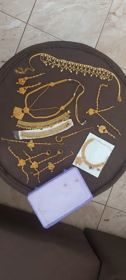 Assorted Gold-Colored Jewellery Set