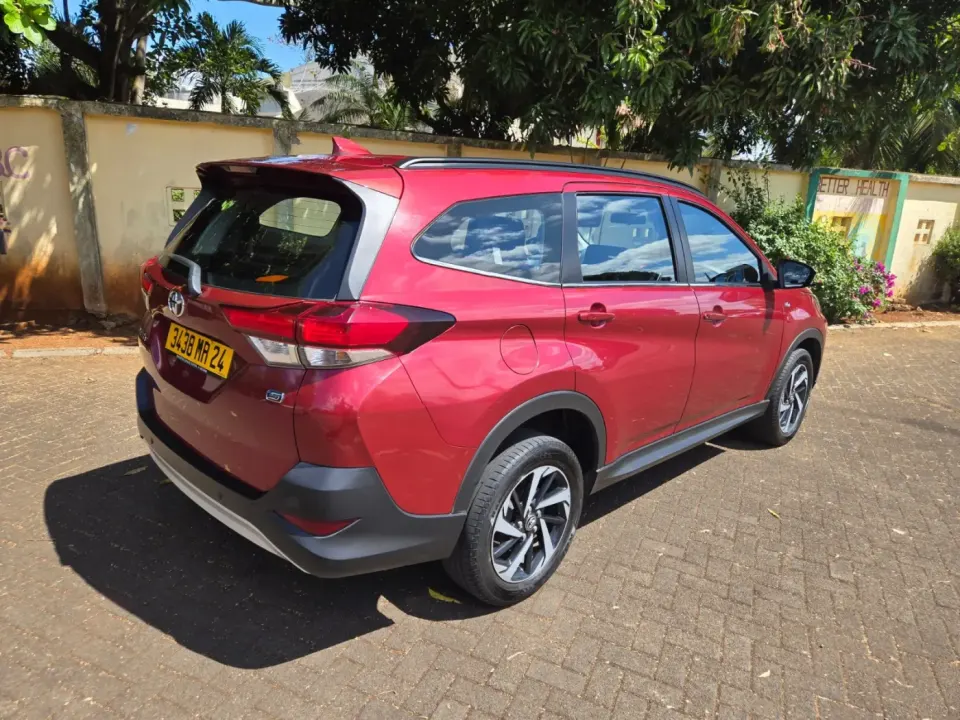 Red Toyota Rush SUV