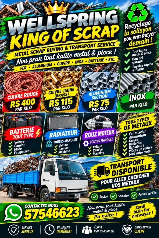 Metal Scrap Buying & Transport Service