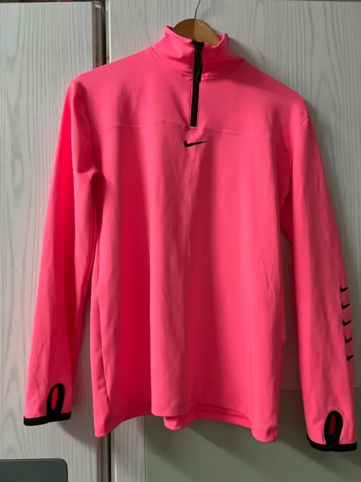 Nike Pink Long Sleeve Running Top